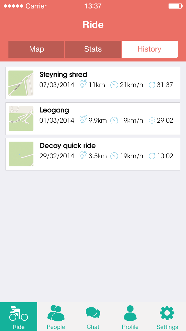 App design screen